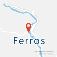 Mapa com localização da Agência AC FERROS