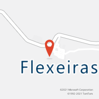 Mapa com localização da Agência AC FLEXEIRAS