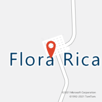 Mapa com localização da Agência AC FLORA RICA