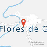 Mapa com localização da Agência AC FLORES DE GOIAS