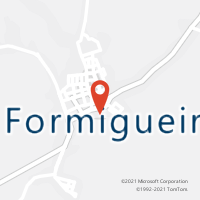Mapa com localização da Agência AC FORMIGUEIRO