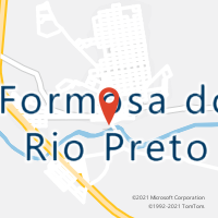 Mapa com localização da Agência AC FORMOSA DO RIO PRETO