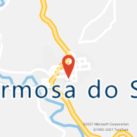 Mapa com localização da Agência AC FORMOSA DO SUL