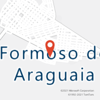 Mapa com localização da Agência AC FORMOSO DO ARAGUAIA