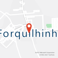 Mapa com localização da Agência AC FORQUILHINHA