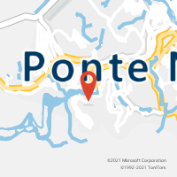 Mapa com localização da Agência AC FORTALEZA DE MINAS