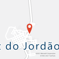 Mapa com localização da Agência AC FOZ DO JORDAO