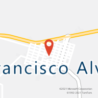 Mapa com localização da Agência AC FRANCISCO ALVES