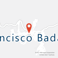 Mapa com localização da Agência AC FRANCISCO BADARO