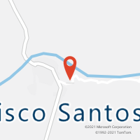 Mapa com localização da Agência AC FRANCISCO SANTOS