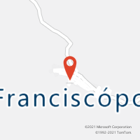 Mapa com localização da Agência AC FRANCISCOPOLIS