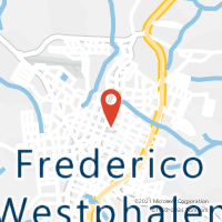 Mapa com localização da Agência AC FREDERICO WESTPHALEN
