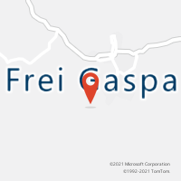 Mapa com localização da Agência AC FREI GASPAR