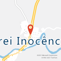 Mapa com localização da Agência AC FREI INOCENCIO