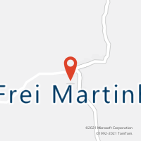 Mapa com localização da Agência AC FREI MARTINHO