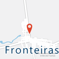 Mapa com localização da Agência AC FRONTEIRAS