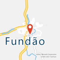 Mapa com localização da Agência AC FUNDAO
