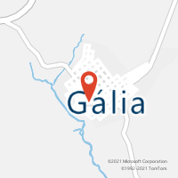 Mapa com localização da Agência AC GALIA