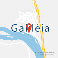 Mapa com localização da Agência AC GALILEIA