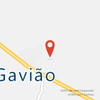 Mapa com localização da Agência AC GAVIAO
