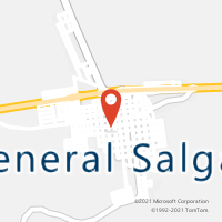 Mapa com localização da Agência AC GENERAL SALGADO