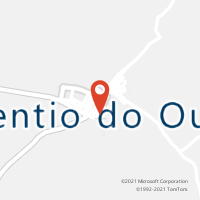 Mapa com localização da Agência AC GENTIO DO OURO