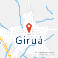 Mapa com localização da Agência AC GIRUA