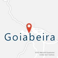 Mapa com localização da Agência AC GOIABEIRA