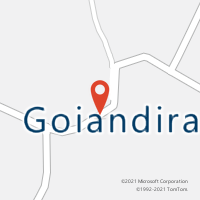 Mapa com localização da Agência AC GOIANDIRA