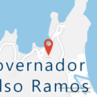 Mapa com localização da Agência AC GOVERNADOR CELSO RAMOS