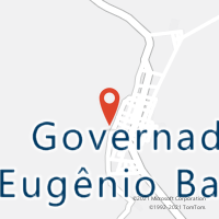 Mapa com localização da Agência AC GOVERNADOR EUGENIO BARROS