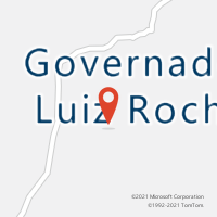 Mapa com localização da Agência AC GOVERNADOR LUIZ ROCHA