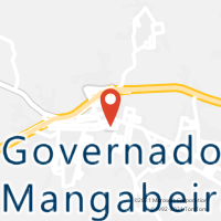 Mapa com localização da Agência AC GOVERNADOR MANGABEIRA