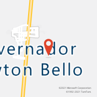 Mapa com localização da Agência AC GOVERNADOR NEWTON BELLO