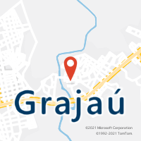 Mapa com localização da Agência AC GRAJAU