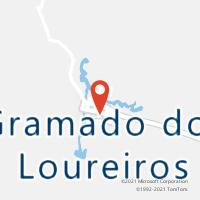 Mapa com localização da Agência AC GRAMADO DOS LOUREIROS