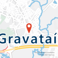 Mapa com localização da Agência AC GRAVATAI