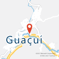 Mapa com localização da Agência AC GUACUI