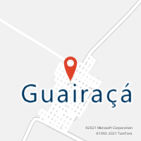 Mapa com localização da Agência AC GUAIRACA