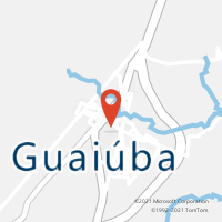 Mapa com localização da Agência AC GUAIUBA