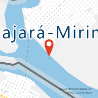 Mapa com localização da Agência AC GUAJARA MIRIM