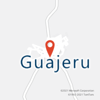 Mapa com localização da Agência AC GUAJERU