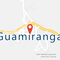 Mapa com localização da Agência AC GUAMIRANGA