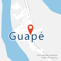 Mapa com localização da Agência AC GUAPE