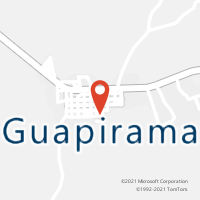 Mapa com localização da Agência AC GUAPIRAMA