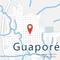 Mapa com localização da Agência AC GUAPORE