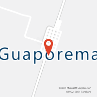 Mapa com localização da Agência AC GUAPOREMA
