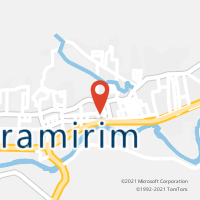 Mapa com localização da Agência AC GUARAMIRIM