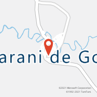Mapa com localização da Agência AC GUARANI DE GOIAS