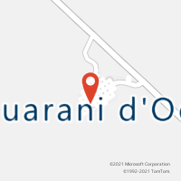 Mapa com localização da Agência AC GUARANI DOESTE
